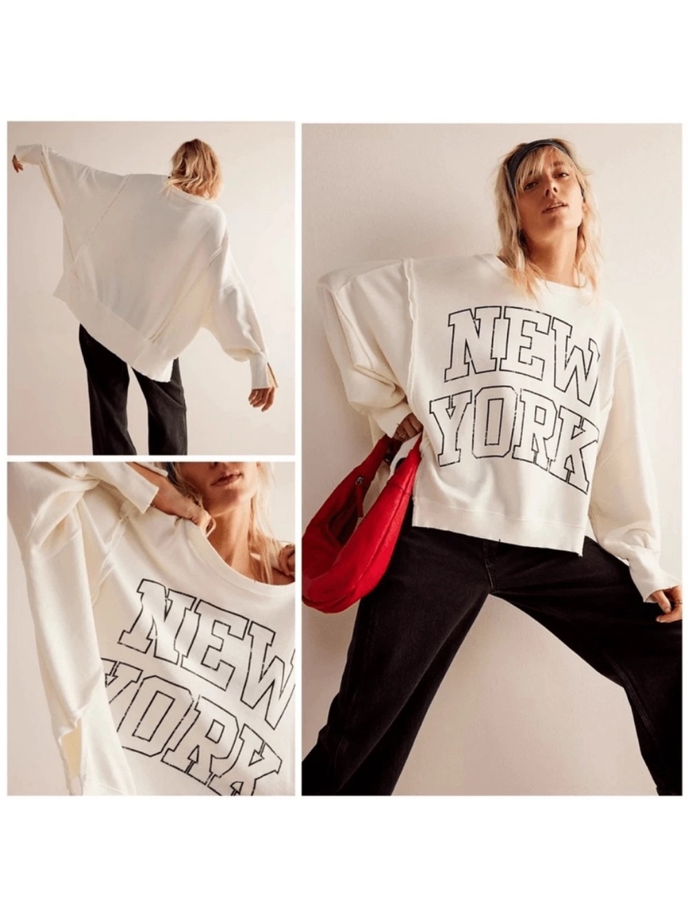 Free people New York Camden size xs oversized